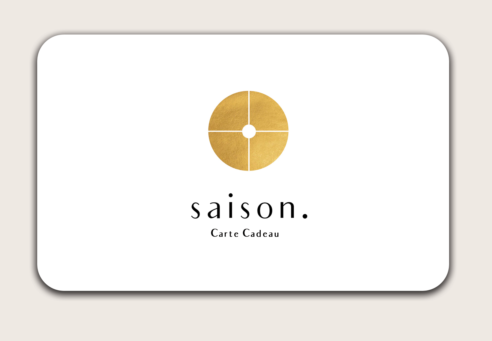 Carte cadeau Saison