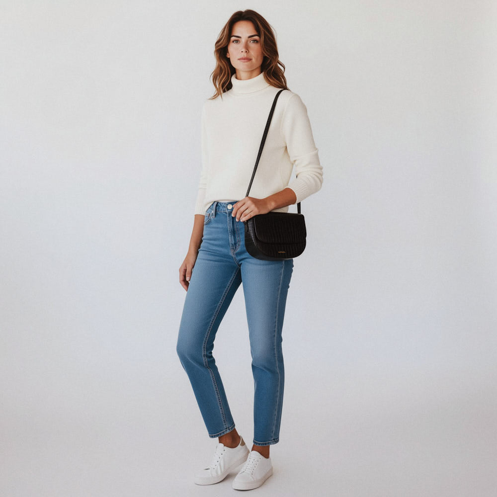 Sac bandoulière Albane - Noir