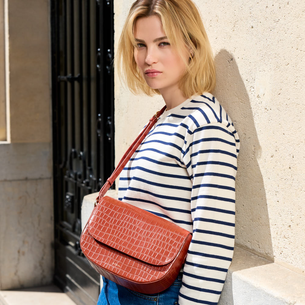 Sac bandoulière Albane - Brique