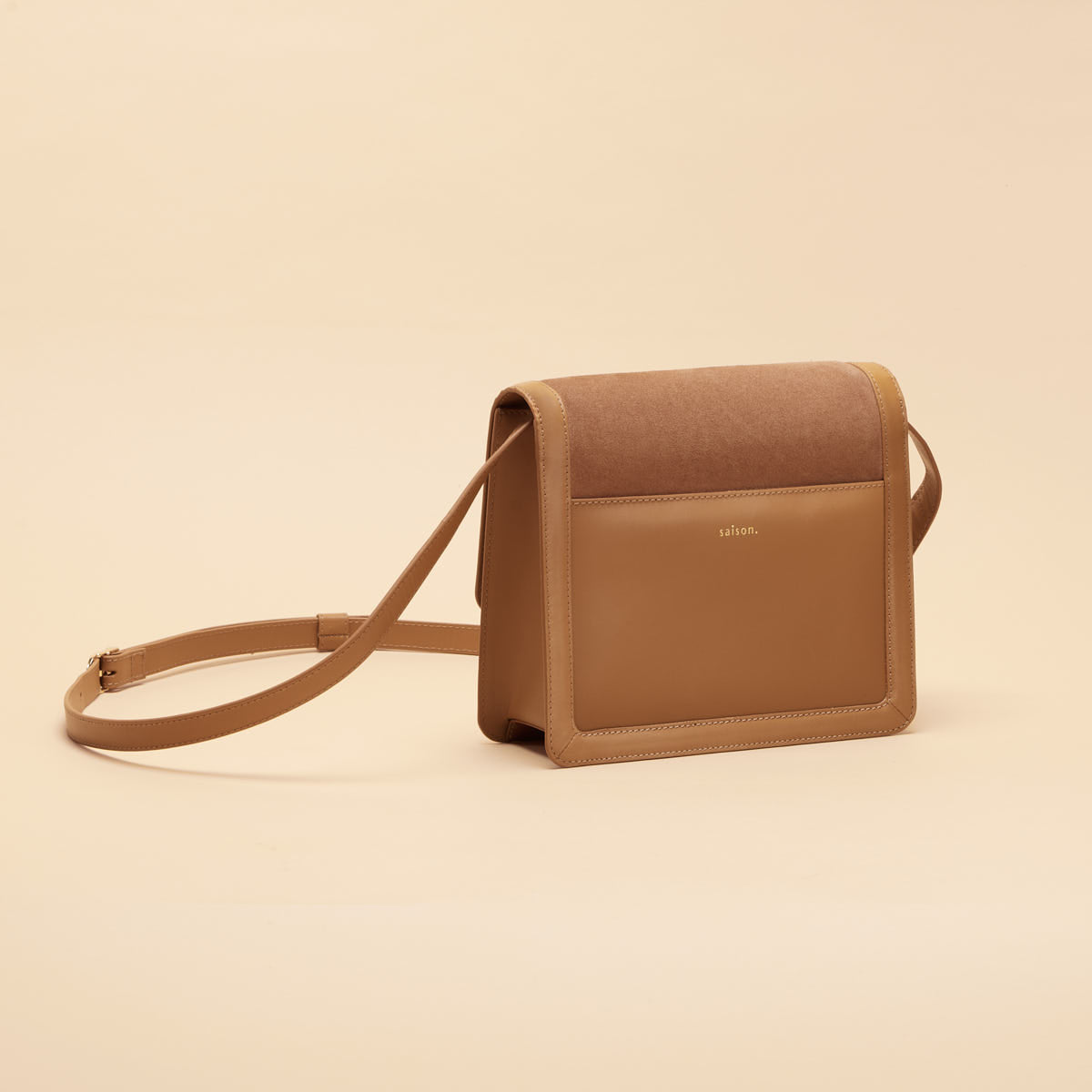 Sac bandoulière Anita - Noisette