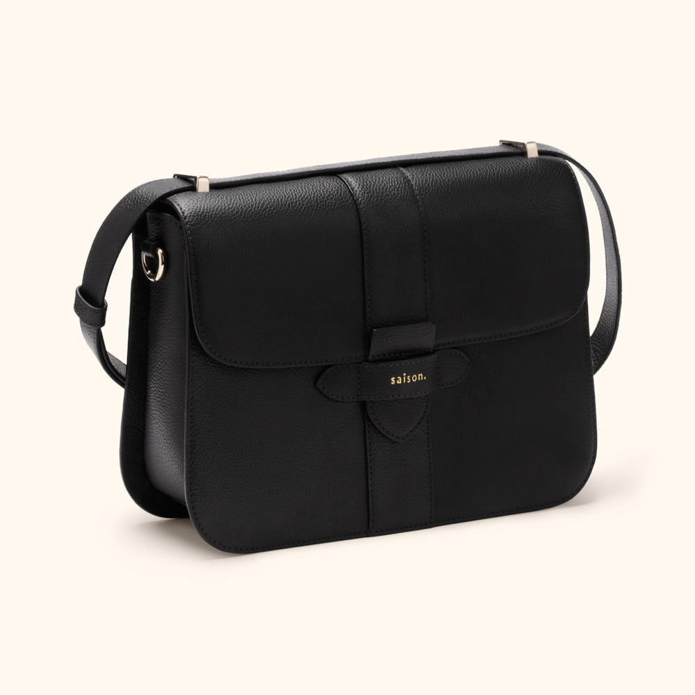 Sac bandoulière Brune - Noir