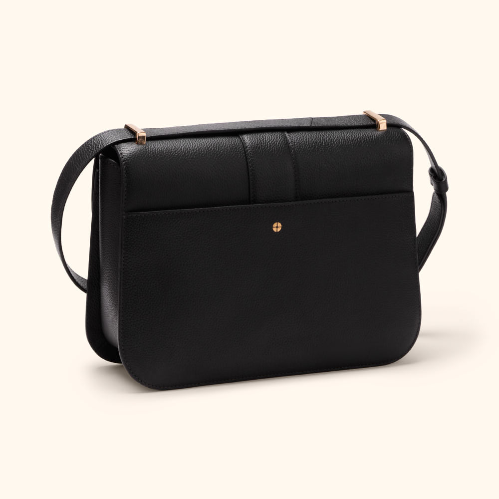 Sac bandoulière Brune - Noir