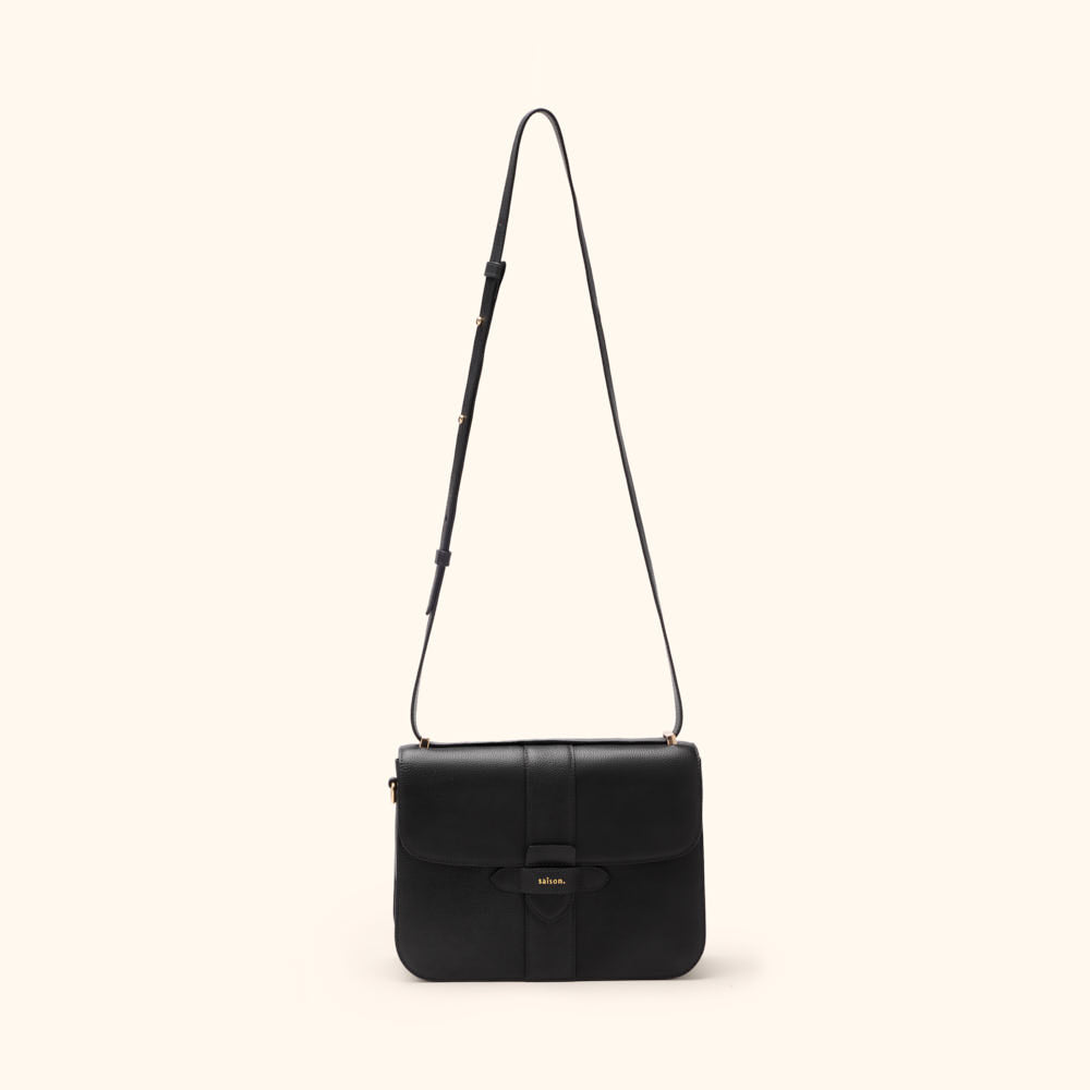 Sac bandoulière Brune - Noir