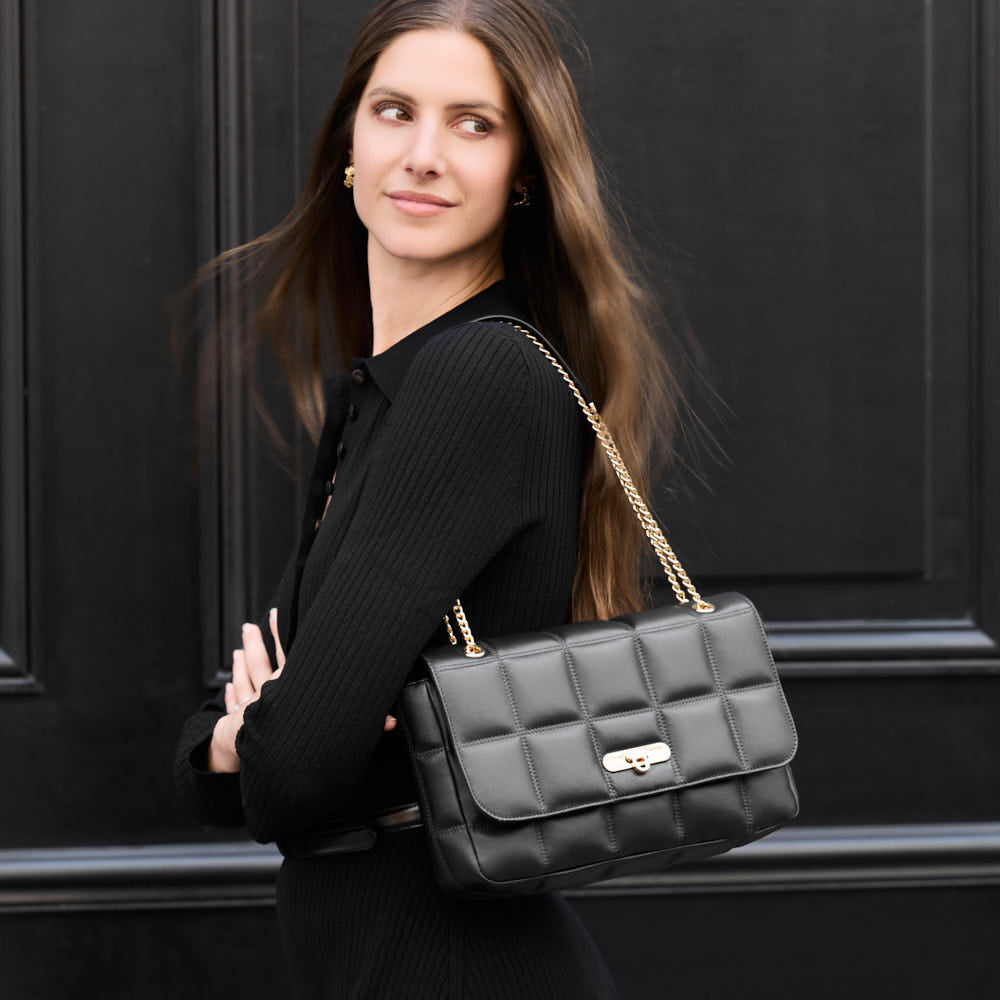 Sac porté épaule Frida - Noir