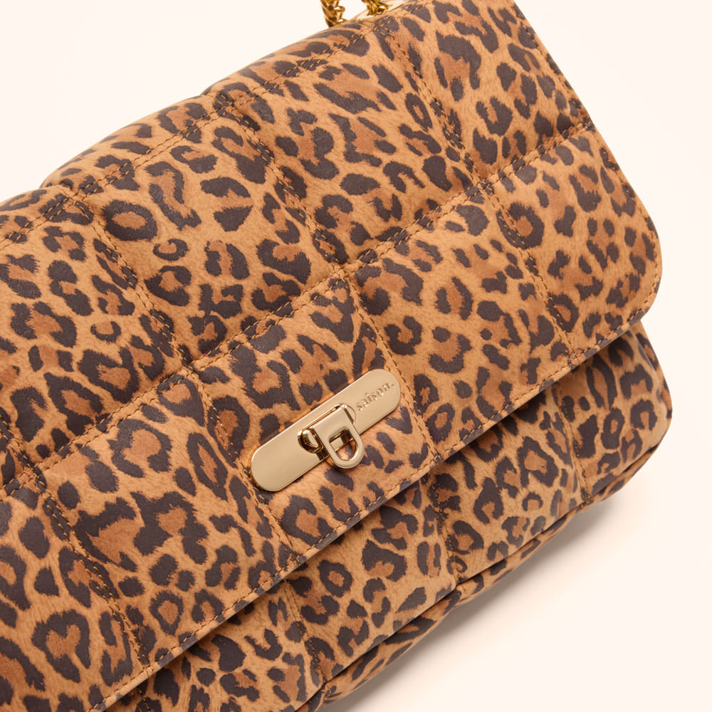 Sac porté épaule Frida - Léopard