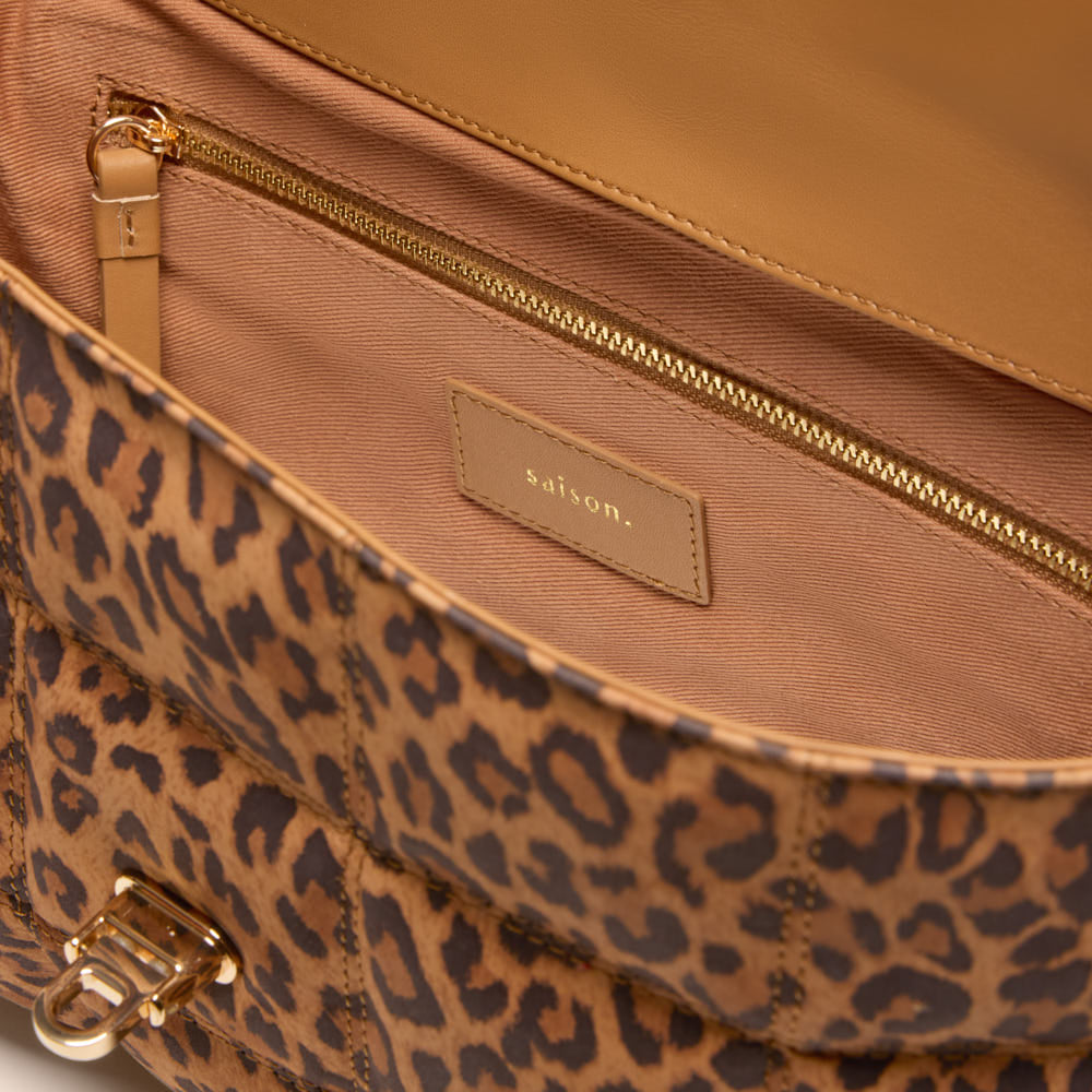 Sac porté épaule Frida - Léopard