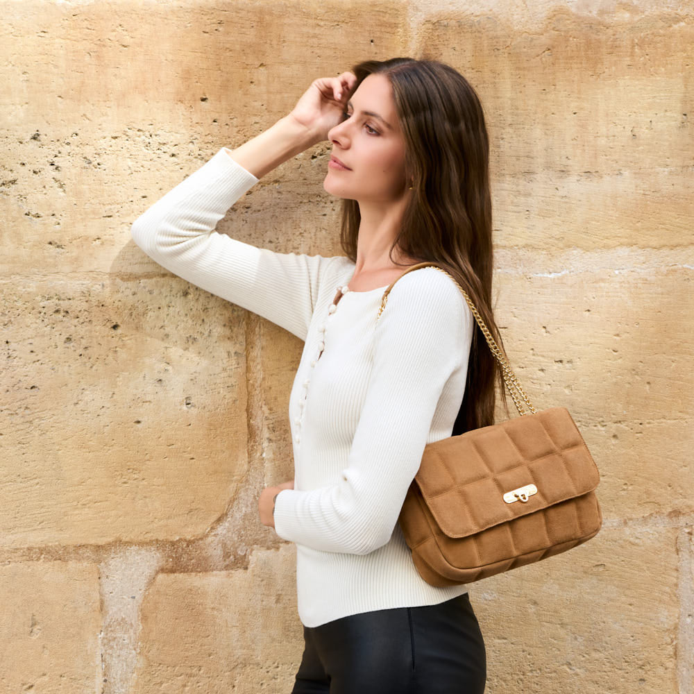 Sac porté épaule Frida - Camel