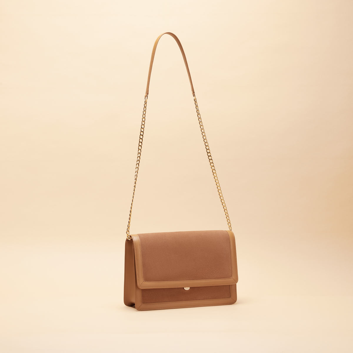 Sac bandoulière Hélène - Noisette