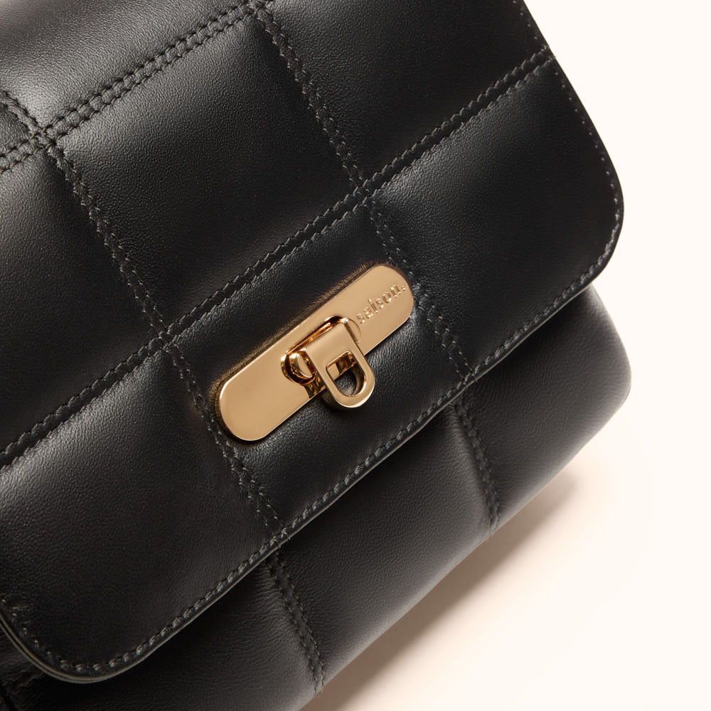 Sac porté épaule Léonie - Noir