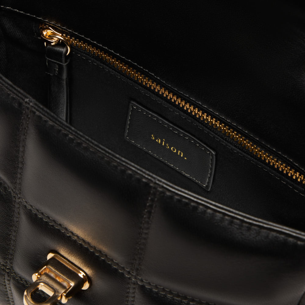 Sac porté épaule Léonie - Noir