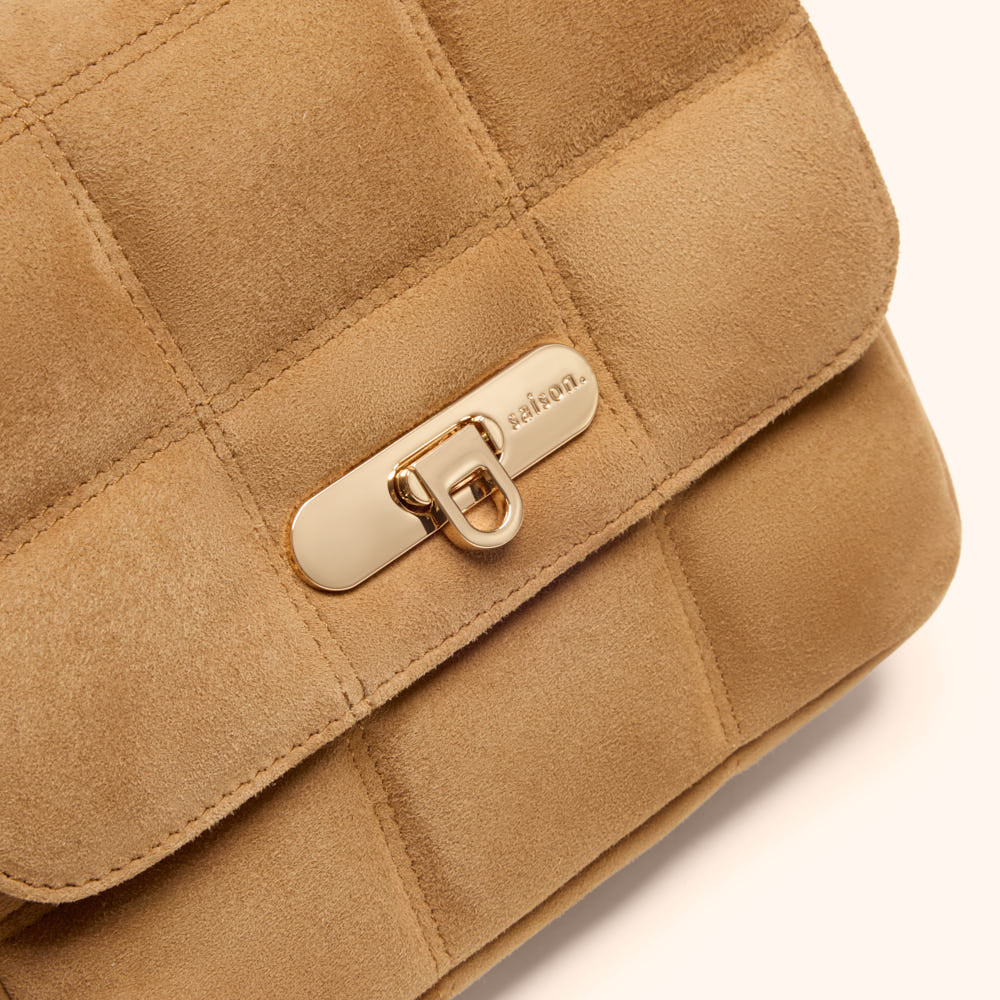 Sac porté épaule Léonie - Camel