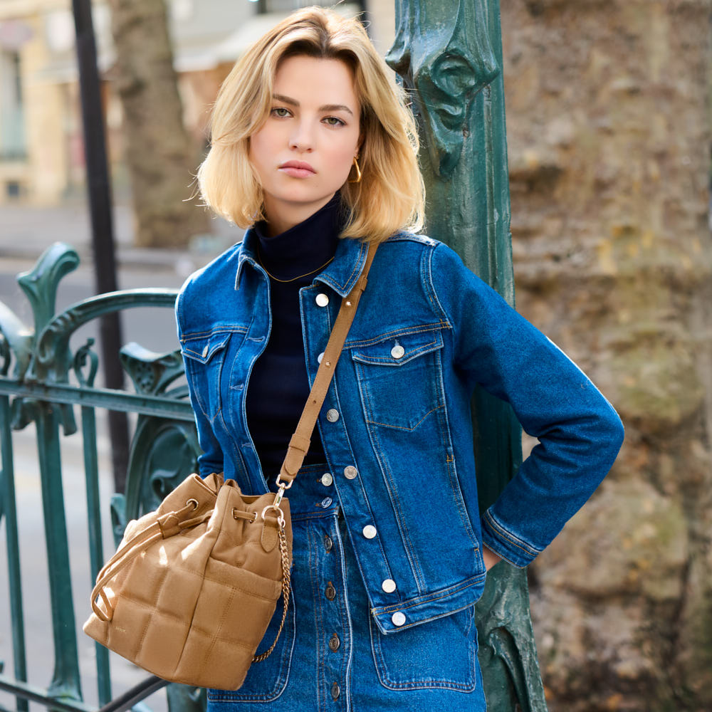 Sac seau Ninon - Camel