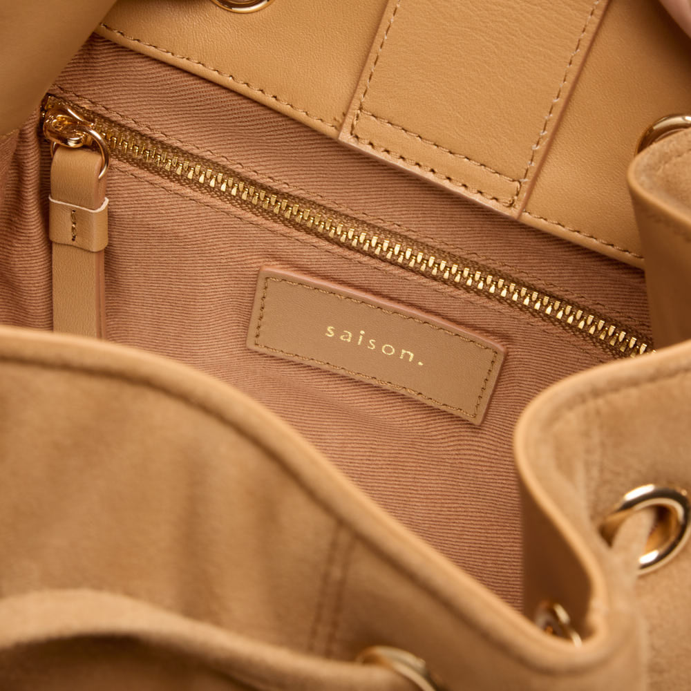 Sac seau Ninon - Camel