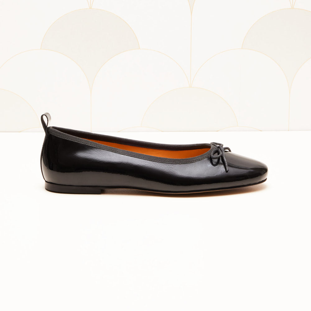 Ballerines Camille - Noir verni
