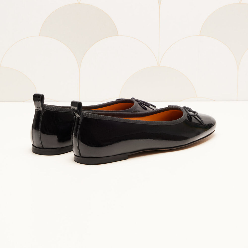 Ballerines Camille - Noir verni