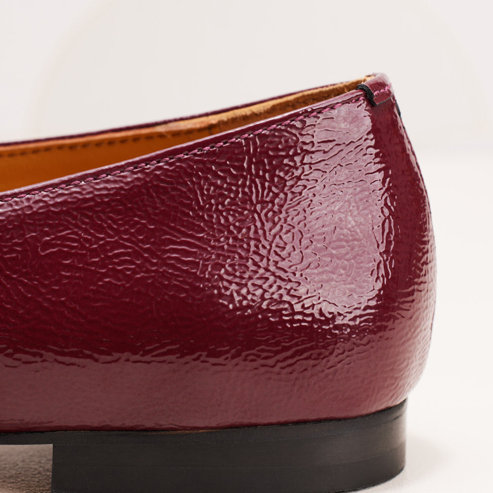 Ballerines Olivia - Bordeaux verni