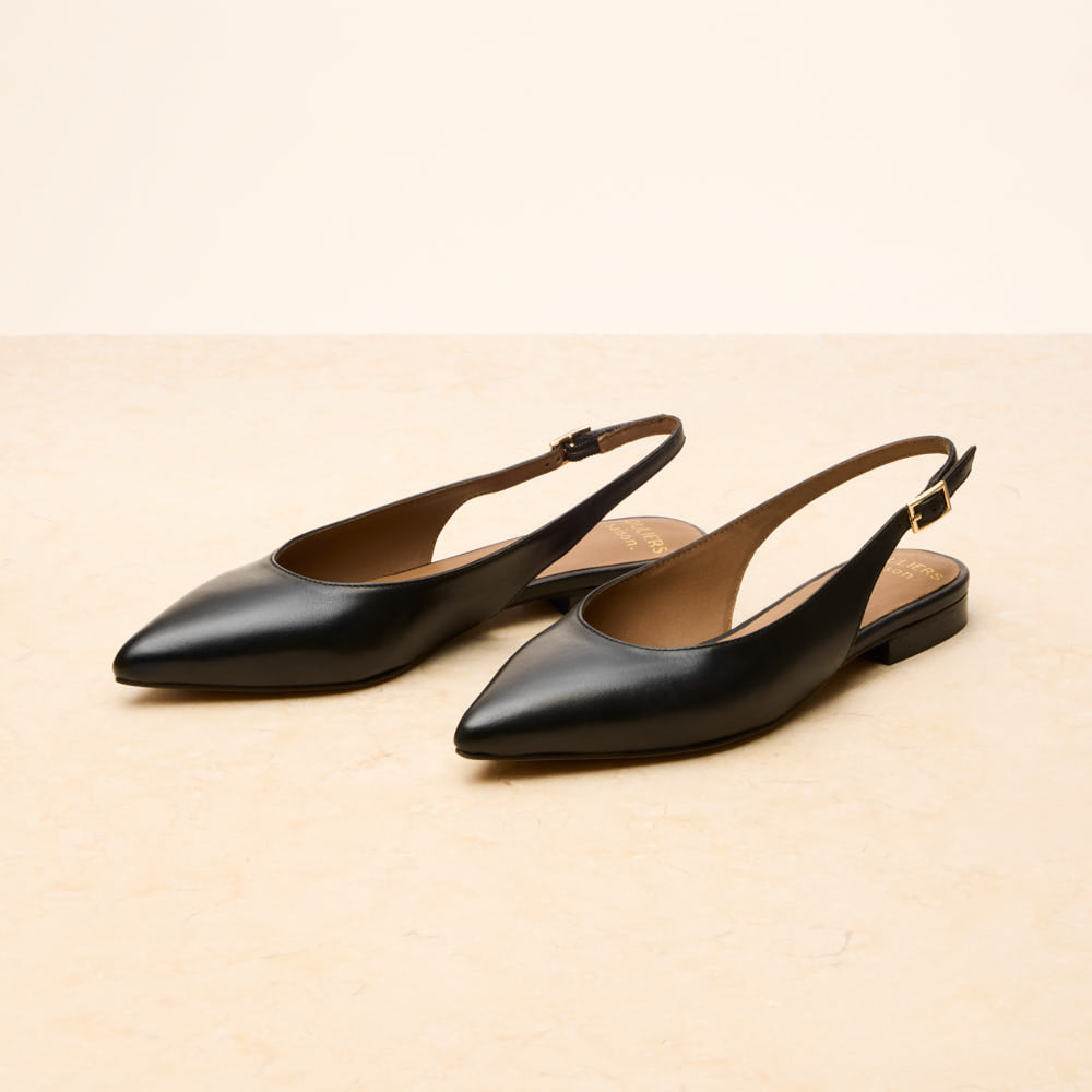 Ballerines slingback Séraphine - Noir