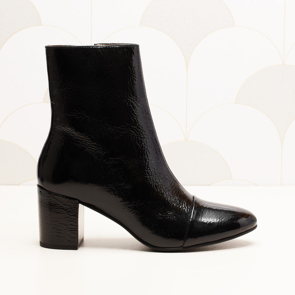 Bottines Léna - Noir verni