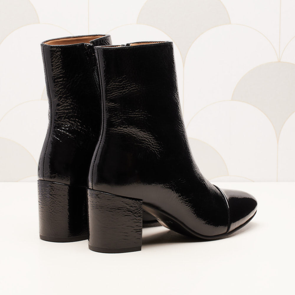 Bottines Léna - Noir verni
