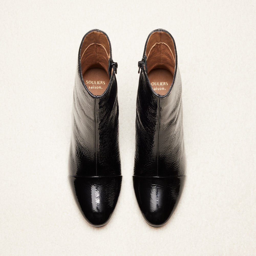 Bottines Léna - Noir verni