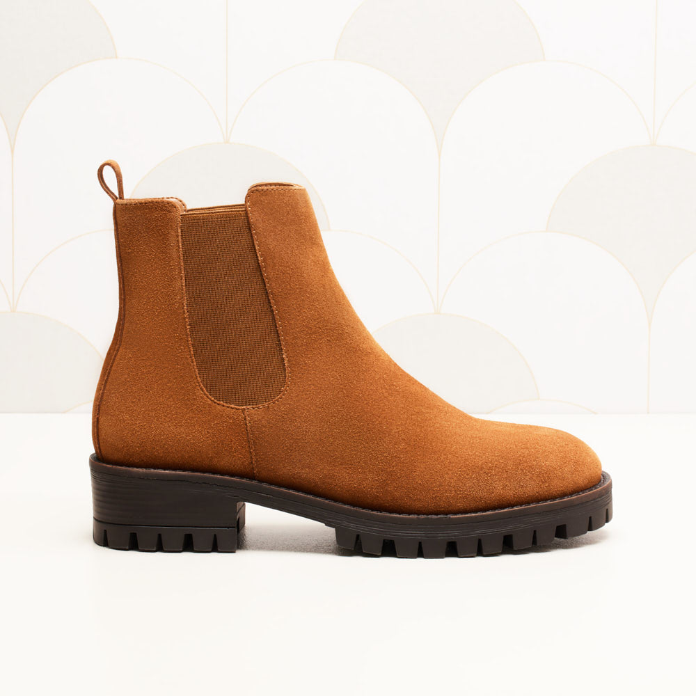 Chelsea Maia - Camel suede