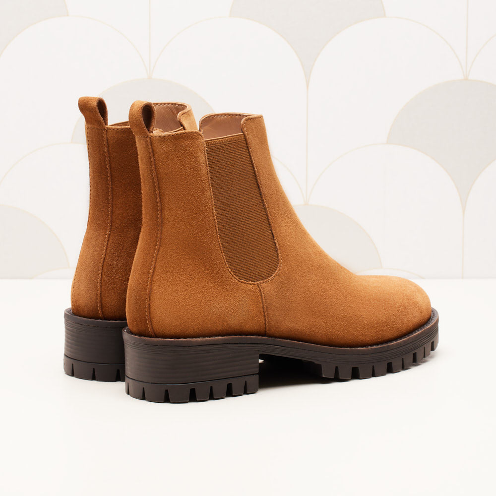 Chelsea Maia - Camel suede
