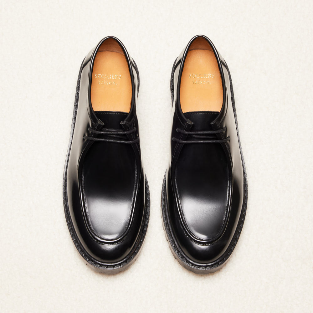 Derbies Gaby - Noir glacé