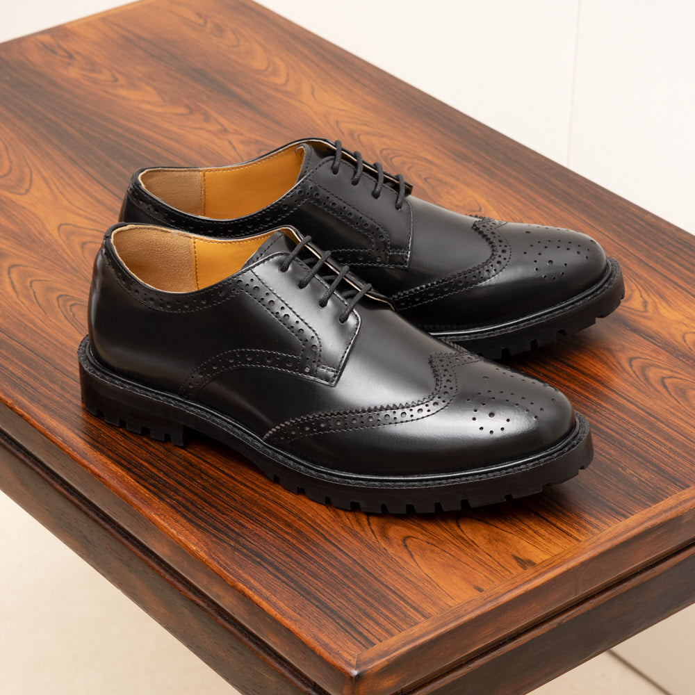 Derbies Pauline - Noir glacé