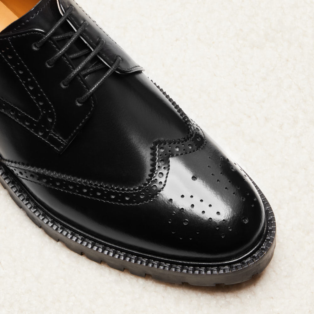 Derbies Pauline - Noir glacé