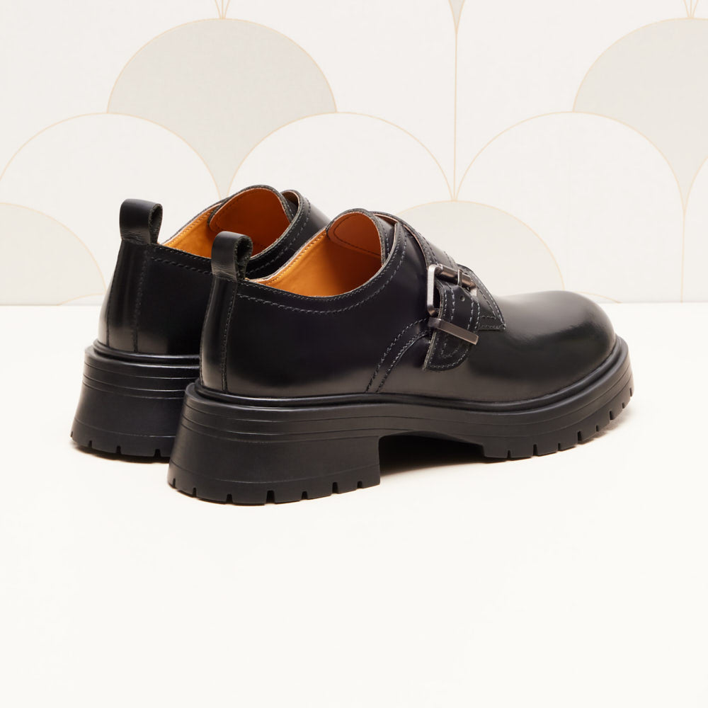 Derbies à boucle Izia - Noir glacé