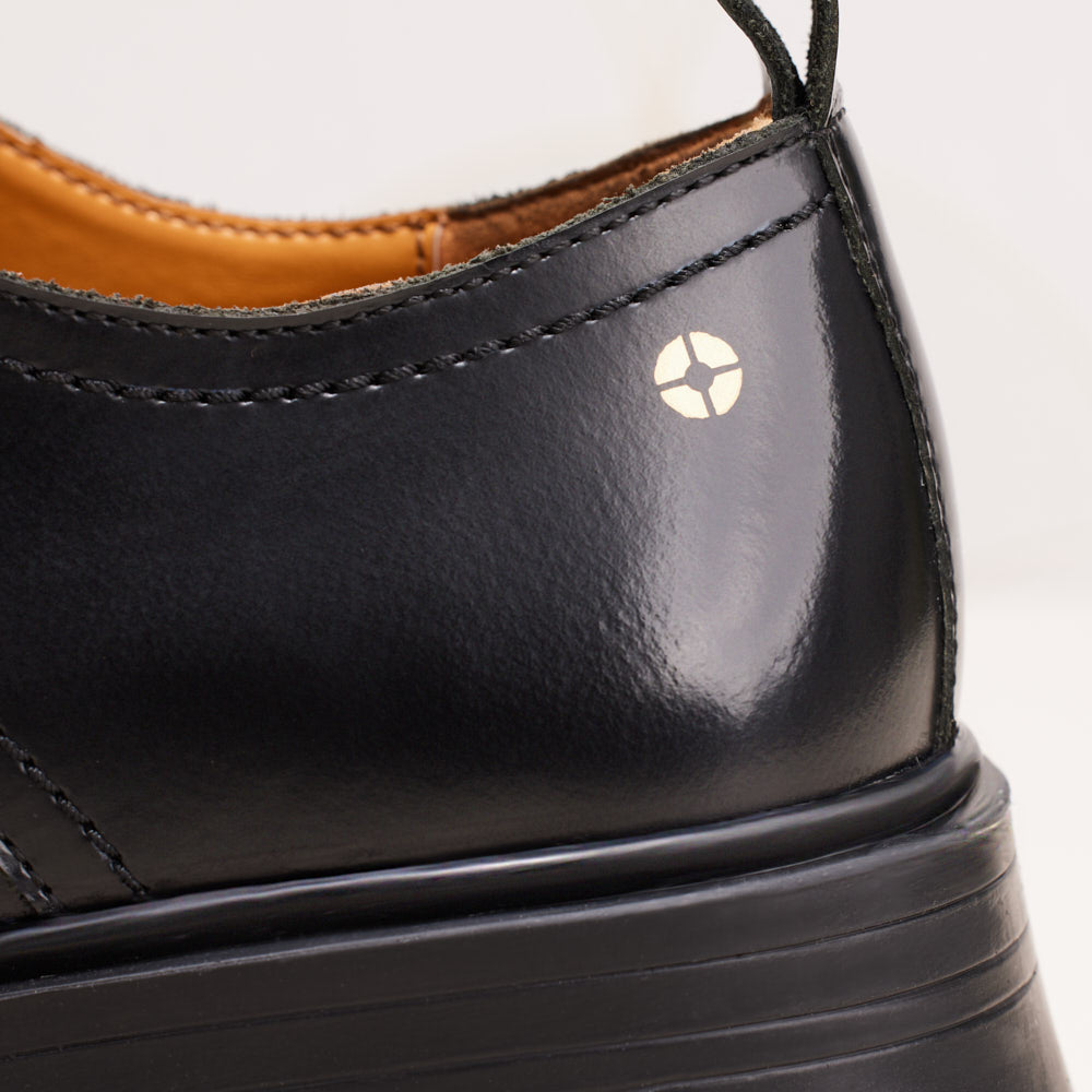 Derbies à boucle Izia - Noir glacé