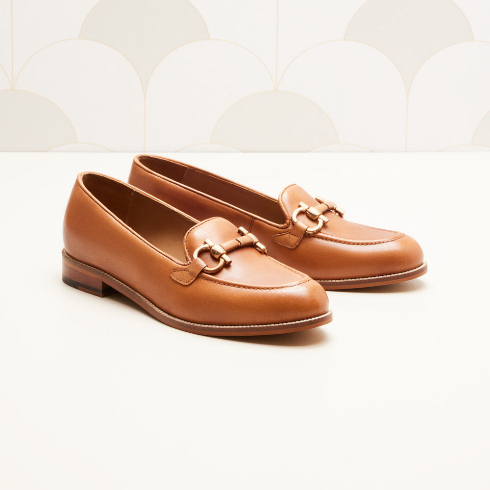 Mocassins Fleur - Camel
