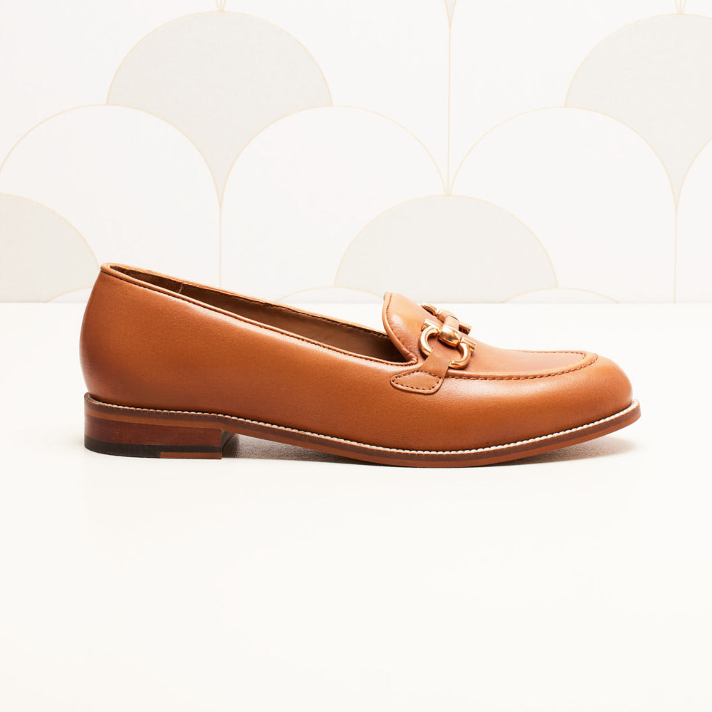 Mocassins Fleur - Camel