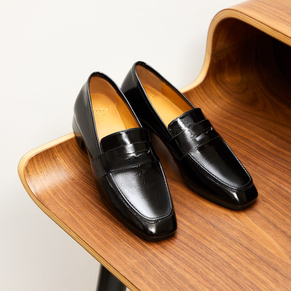 Mocassins Elise - Noir verni