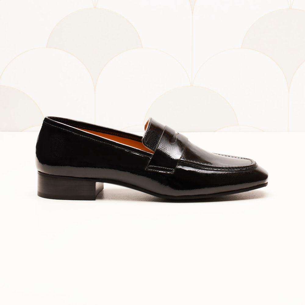 Mocassins Elise - Noir verni