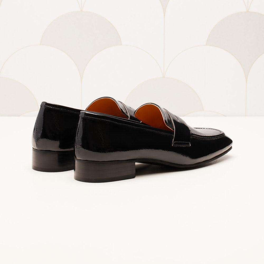Mocassins Elise - Noir verni