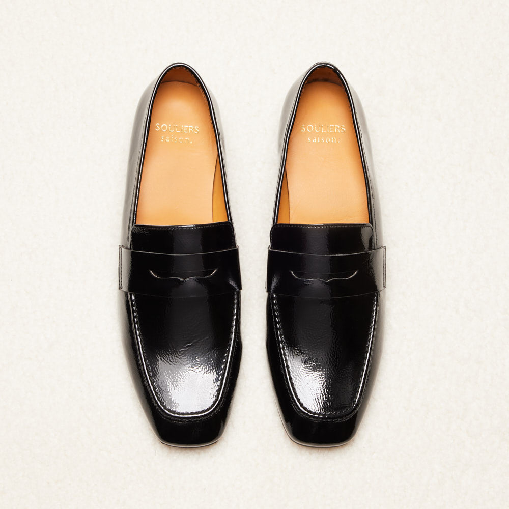 Mocassins Elise - Noir verni