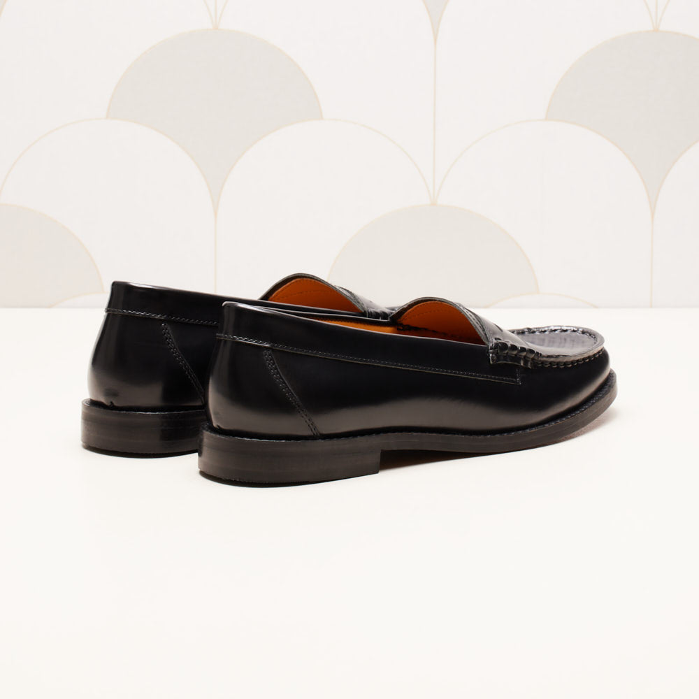 Mocassins Victoire - Noir glacé