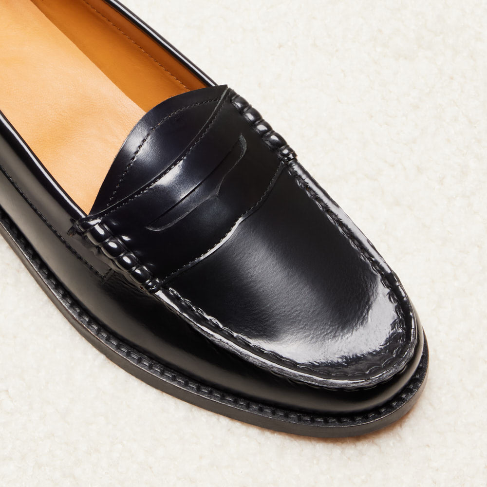Mocassins Victoire - Noir glacé