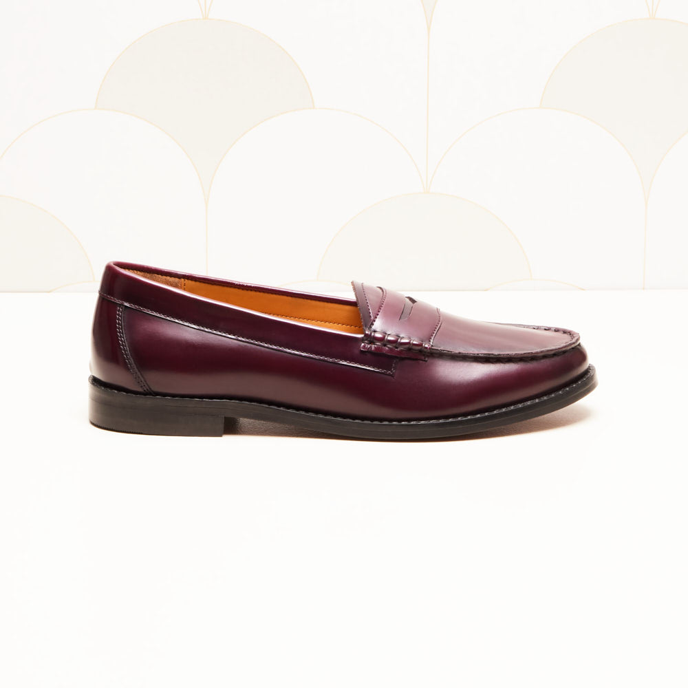 Mocassins Victoire - Bordeaux glacé
