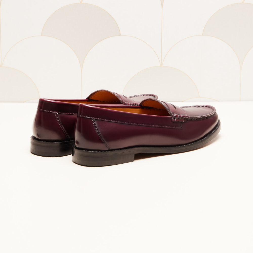 Mocassins Victoire - Bordeaux glacé