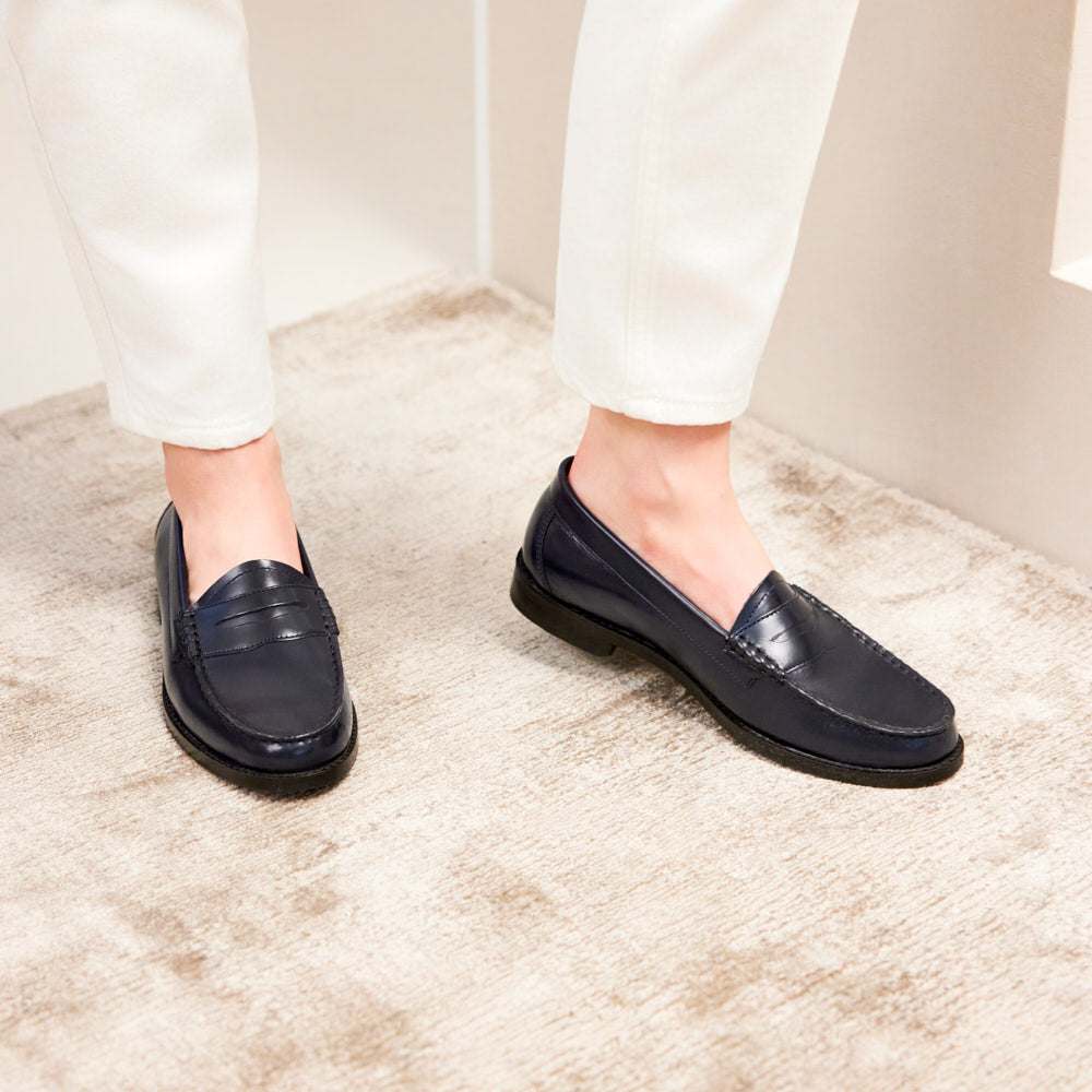 Mocassins Victoire - Bleu marine glacé