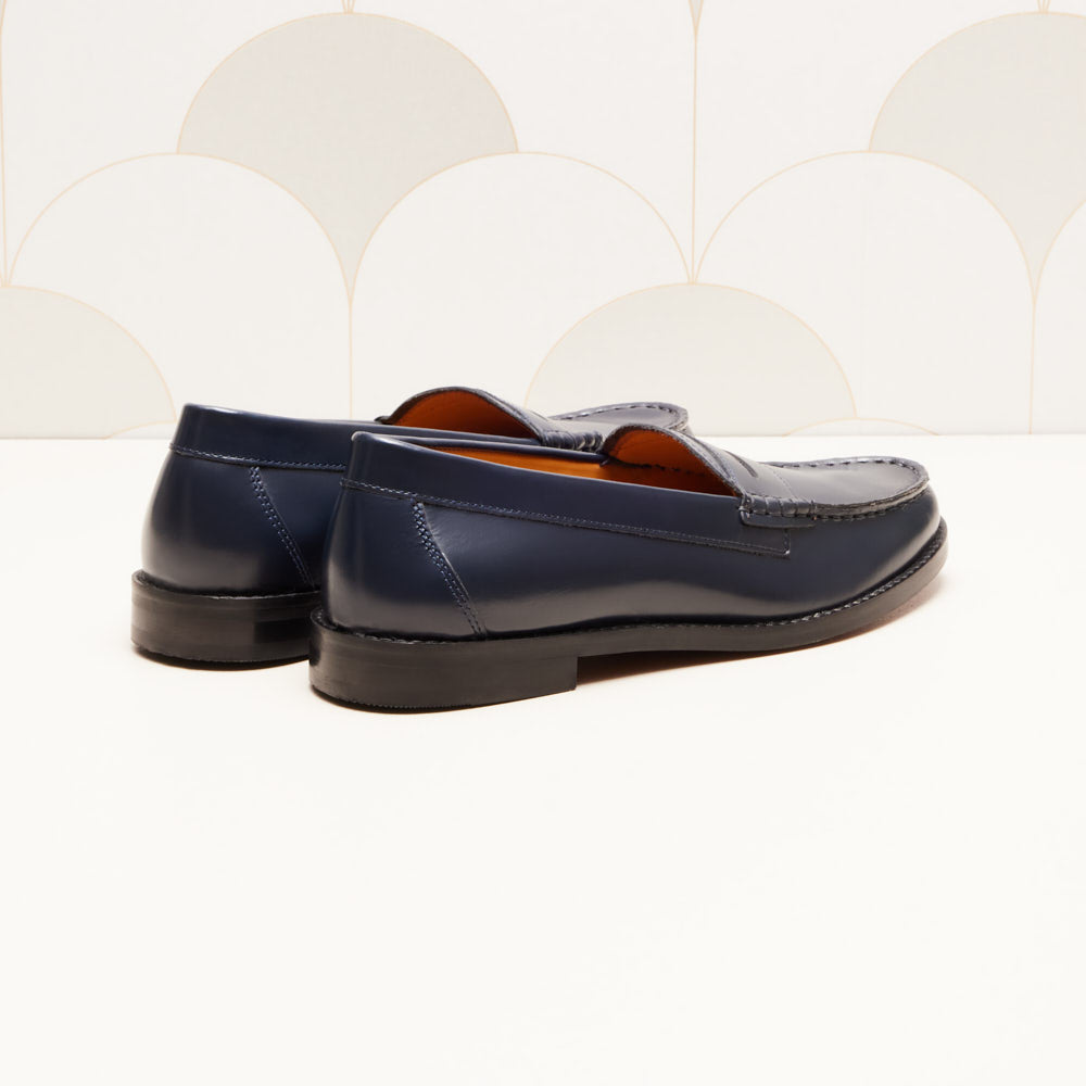 Mocassins Victoire - Bleu marine glacé