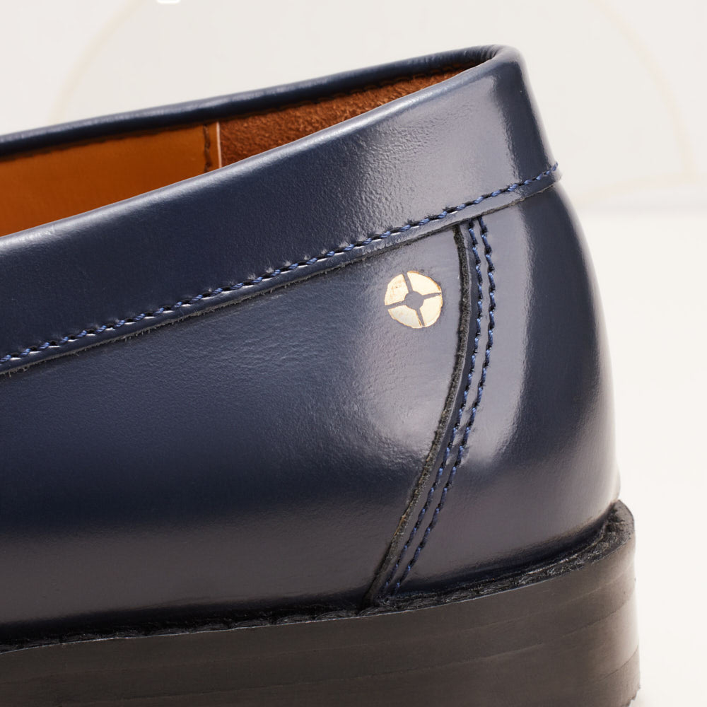 Mocassins Victoire - Bleu marine glacé