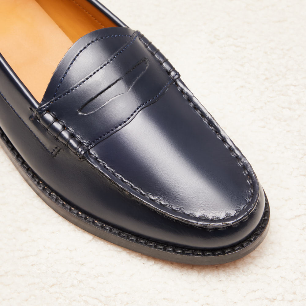 Mocassins Victoire - Bleu marine glacé