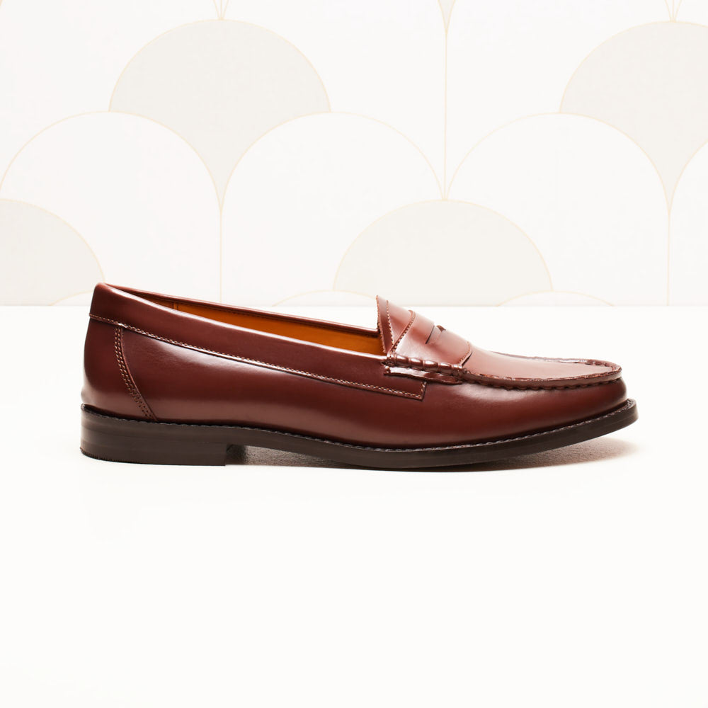 Mocassins Victoire - Marron foncé glacé