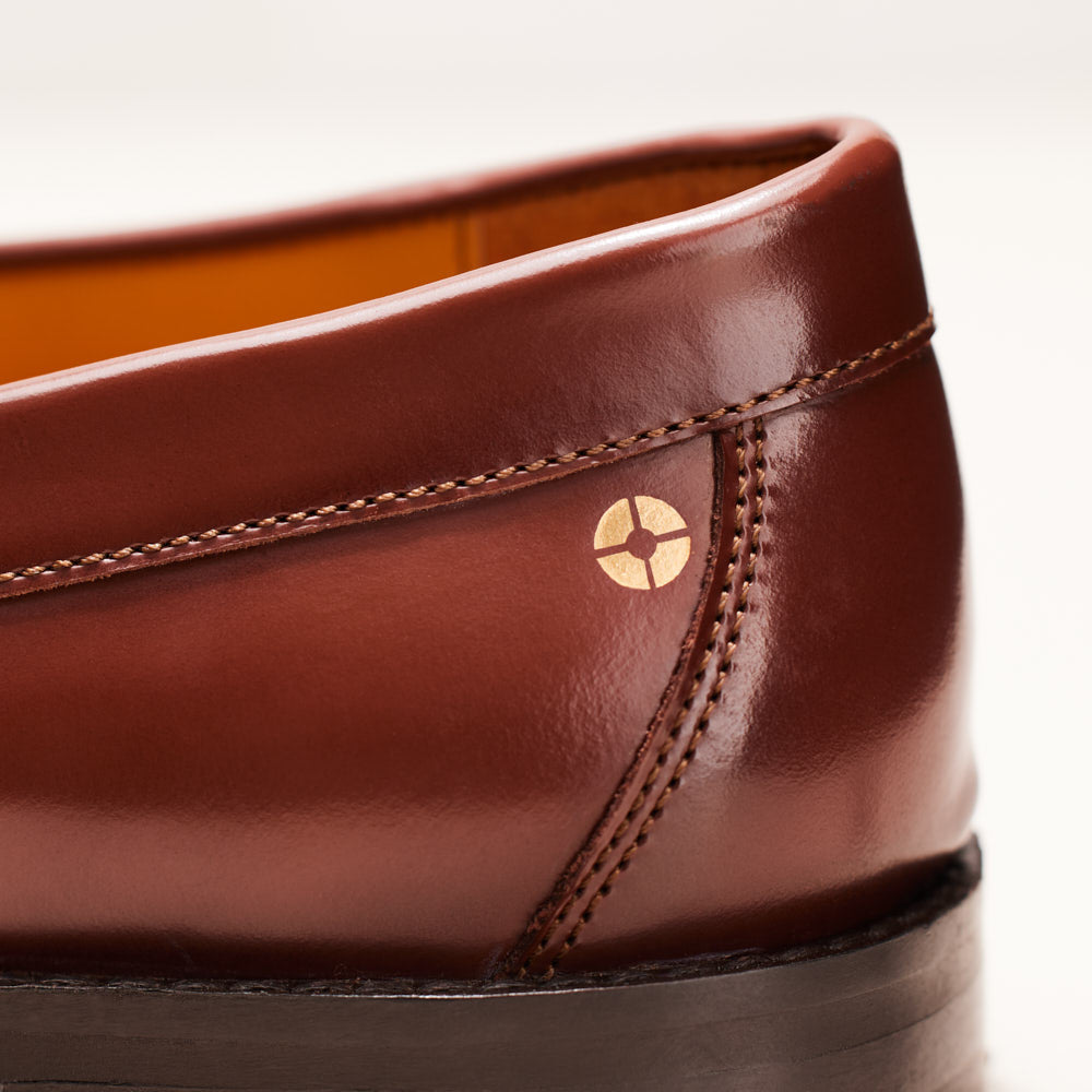 Mocassins Victoire - Marron foncé glacé