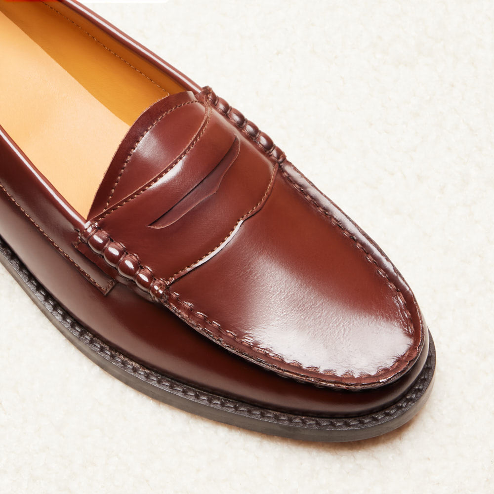 Mocassins Victoire - Marron foncé glacé