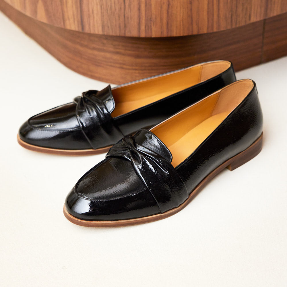 Mocassins Camélia - Noir verni