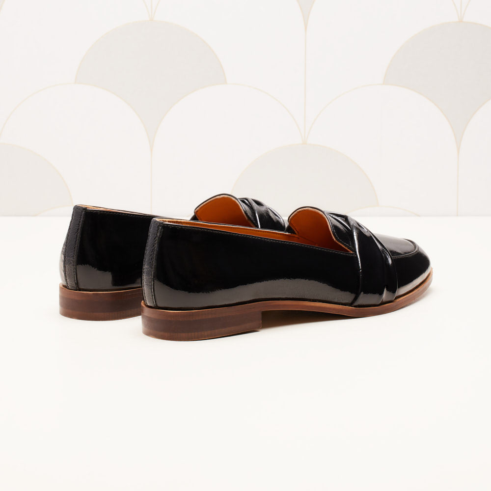Mocassins Camélia - Noir verni